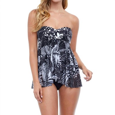Women's Bandeau Strapless Flyaway One Piece Swimsuit - Profile By Gottex