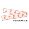 Unique Bargains Women's Pumpkins Satin Headband Beige Pink 1 Pc - 4 of 4