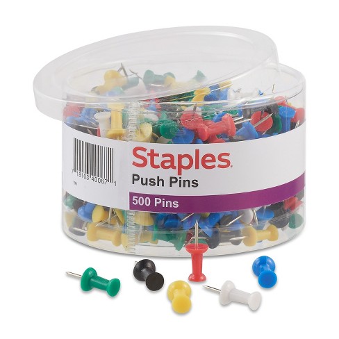 Bazic Assorted Color Thumb Tack (200/Pack)