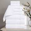 Classic Zero Twist Cotton Medium Weight Ultra-Soft Absorbent Towel Set by Blue Nile Mills - 2 of 4