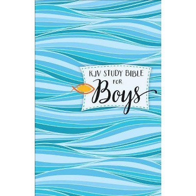 Study Bible for Boys-KJV - by  Larry Richards (Leather Bound)