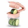 NutriChopper Handheld Vegetable and Fruit Chopper with 4 Stainless Steel Blades & Catch Container - 2 of 4