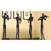 SPI Home Jazzy Quartet Set of 4 – Brass Musician Sculptures, 15" Tall Jazz Band Figures, Artistic Home Decor - 3 of 3