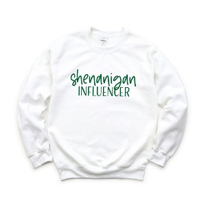Simply Sage Market Women's Graphic Sweatshirt Shenanigan Influencer - 1 of 4