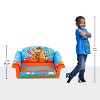 Marshmallow Furniture 2 Pack Kids 2-in-1 Flip Open Foam Compressed Lightweight Lounging Sofa Bed/Extendable Sleeper Couch, Toy Story 4, Multicolor - image 2 of 4