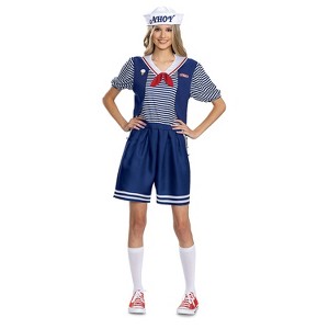 Disguise Mens Stranger Things Robin Buckley Scoops Ahoy Deluxe Costume - 1 of 1