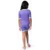 Fruit of the Loom Girl's Snug Fit 100% Cotton Pajama Sets, 4-Piece, Sizes - 4 of 4