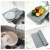 Unique Bargains Dish Drainer Mat 15.75x12.6 Inch 1Pc - 4 of 4