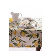 Design Imports  Lemon Bliss Printed Tablecloth, Lemon Bliss, 52X52" - 3 of 4