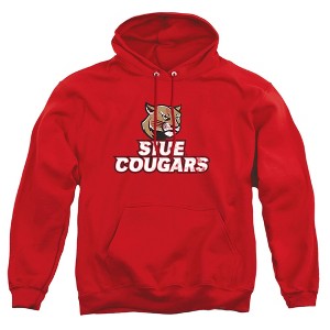 Southern Illinois University Edwardsville Official Distressed Primary Logo Adult Pull-Over Hoodie - 1 of 4