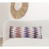 20" X 20" White Red Green Blue Yellow And Orange 100% Cotton Geometric Zippered Pillow - 2 of 4