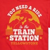 Men's - Yellowstone - You Need A Ride To The Train Station Short Sleeve Graphic T-Shirt - 2 of 4