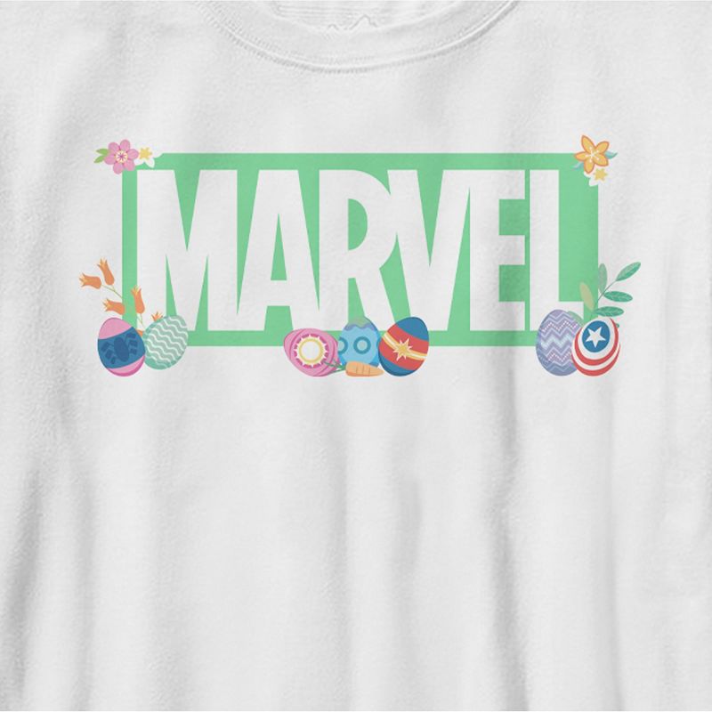 Boy's Marvel Easter Themed Logo T-Shirt, 2 of 5