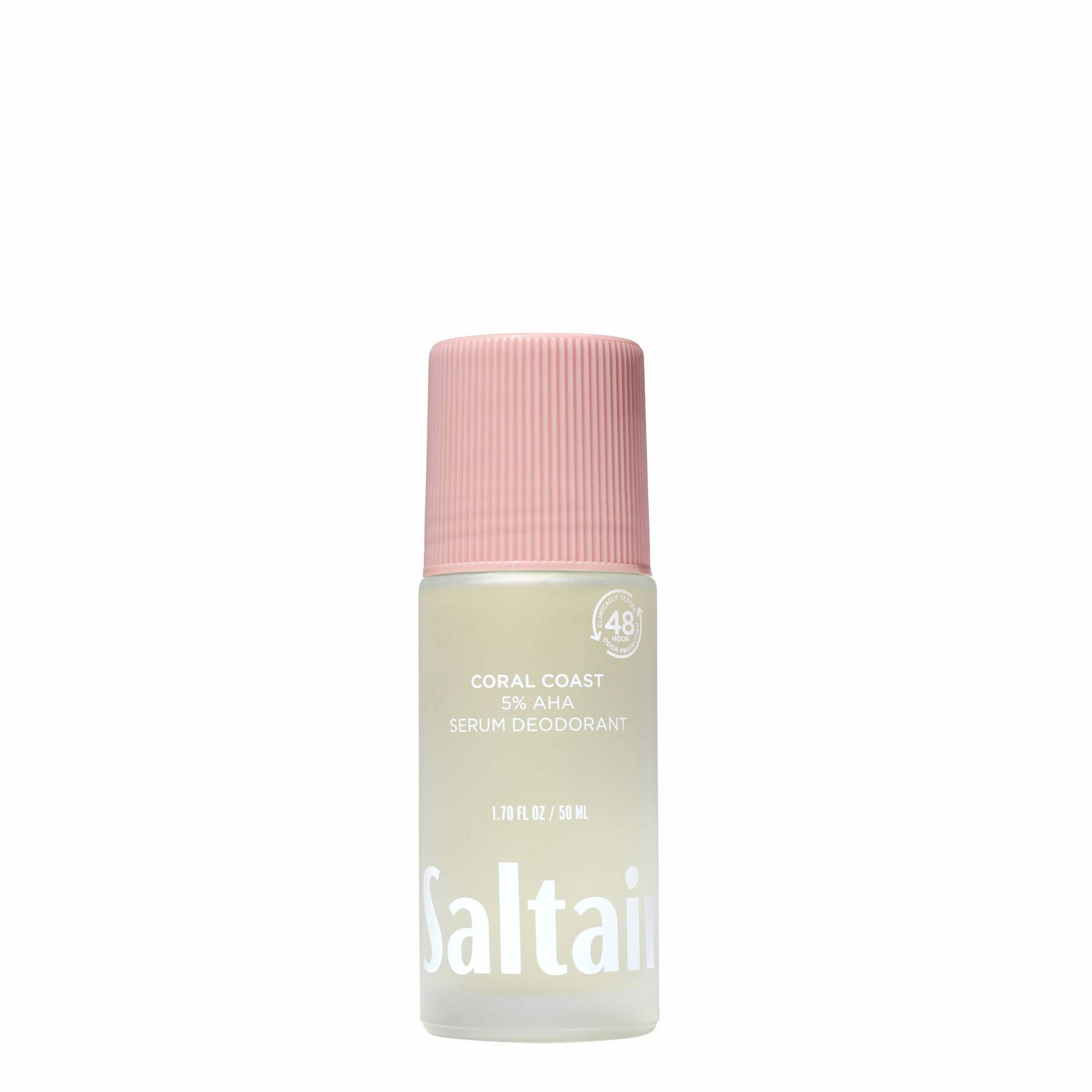 Saltair Aluminum-Free 5% AHA Serum Deodorant - Coral Coast - 1.7 fl oz