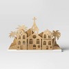 9.3" Christmas Lit Houses and Mountains Scene Decor - Wondershop™ - 3 of 4