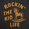 Rockin The Kid Life Baby Bodysuit Sarcastic Graphic Jumper For Infants - Crazy Dog Baby Bodysuit - 2 of 4
