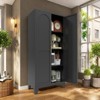 KTMBDW Select Storage Cabinet, Pantry Cabinet Kitchen Storage with Adjustable Shelves, Bathroom Storage Cabinet, White - 3 of 4