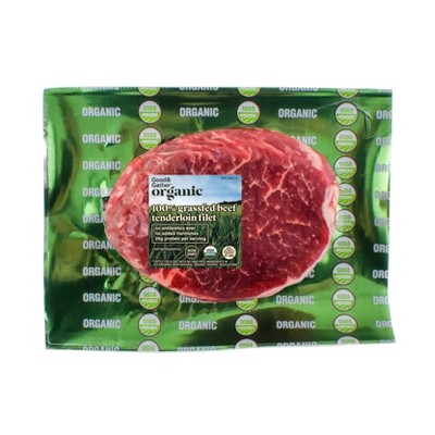 Organic Grassfed Tenderloin Filet - 0.5-0.625 lbs. - price per lb - Good & Gather™