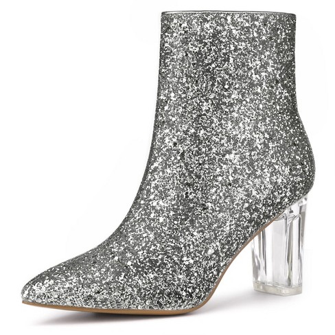 Glitter ankle shop boots womens