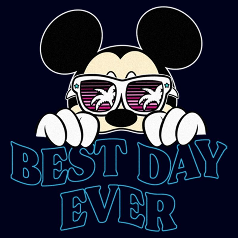 Men's Mickey & Friends Tropical Best Day Ever T-Shirt, 2 of 6