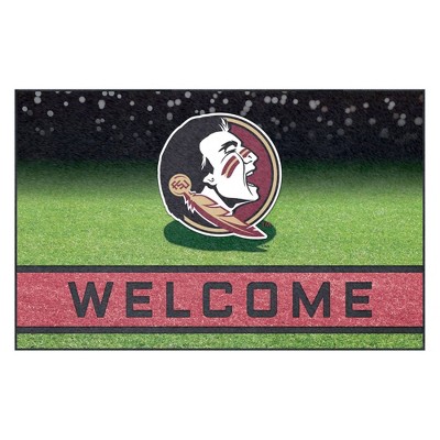 NCAA Florida State Seminoles Crumb Rubber Door Mat 18"x30"