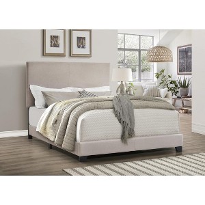 Home Design Mason Tufted Upholstered Platform Bed - 1 of 4