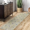Modern Rug Non Slip Low Pile Rug Soft Stain Resistant Throw Floor Cover Foldable Indoor Carpet for Living Room Bedroom - 2 of 4