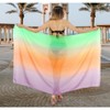 LA LEELA Swimsuit Swim Cover Up Long Women's Beachwear Summer Pool Beach Wraps Skirt Swimwear Coverups Bikini Cover-ups for Women One Size Green,Solid - 2 of 4
