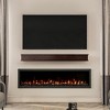 Modern Ember Muirwood Maple Wood Fireplace Mantel Shelf | Elegant Transitional Design with Symmetrical Top & Bottom Molding - Wall Mounted - 3 of 4