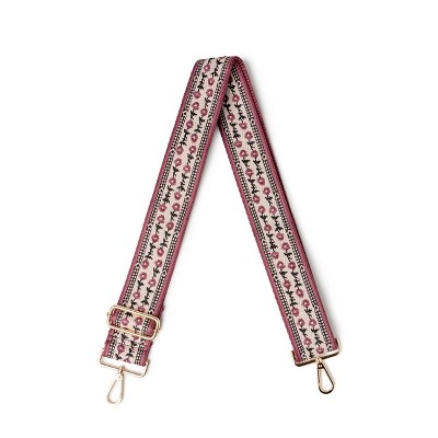 Kedzie Embroidered Interchangeable Bag Strap