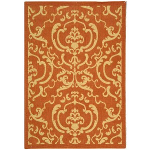 Courtyard CY2663 UV & Stain Resistant Non-Shedding Power Loomed Indoor/Outdoor Rugs - Safavieh - 1 of 4
