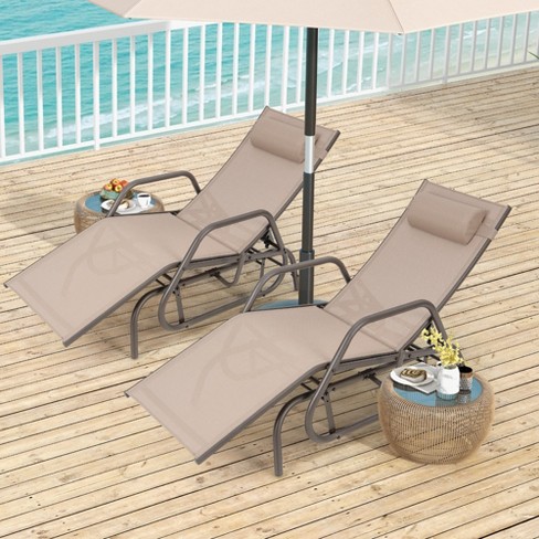 Sturdy outdoor best sale chaise lounge