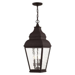 Livex Lighting Exeter 3 - Light Pendant in  Bronze - 1 of 2
