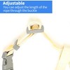 Unique Bargains Escape Proof Cat Harness and Leash Set with Bee Pattern for Large and Small Cats Travel Walking Medium Yellow - 4 of 4