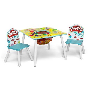 Delta Children 54pc Play-Doh Table and 2-Chair Set - 1 of 4
