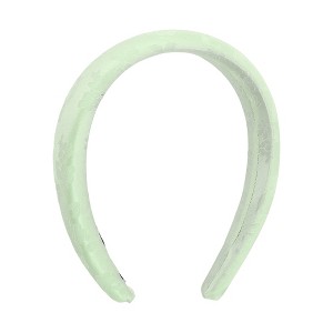 Unique Bargains Women's Elegant Retro Jacquard Wide Hairband 6.3"x5.71" 1 Pc - 1 of 3