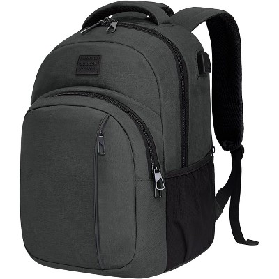Paaaawaters Travel Laptop Backpack,15.6 Inch Business Laptop backpack for Men Women with USB Charging Port