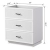 Dolonm Wall mounted pedestal basin with sink MDF 3 drawers - 3 of 4