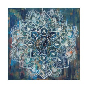 Trademark Fine Art -Danhui Nai 'Mandala In Blue Ii' Canvas Art - 1 of 4