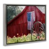 Stupell Industries Red Barn with American Flag, 31" x 25" - 3 of 4