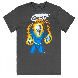 Mens Ghost Rider Flames T-Shirt - 1 of 3