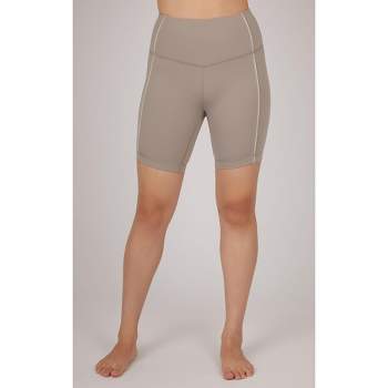 Yogalicious Lux 9” High Rise Biker Shorty Side Pockets NWT $48
