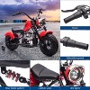 36V Kids Electric Motorcycle, 350W Off-Road Dirt Bike, Ride On Electric Motorcycle with Removable Training Wheels, Spring Suspension, Music - 2 of 4