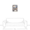 Creative Products Christmas Village Scene 16 x 20 Teak Hanging Canvas - 2 of 3