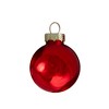 Northlight 10ct Red 2-Finish Glass Christmas Ball Ornaments 1.75" (45mm) - image 4 of 4