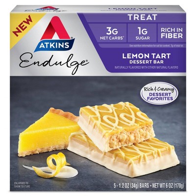 Atkins Endulge Desert Bars - Lemon Tart - 5ct