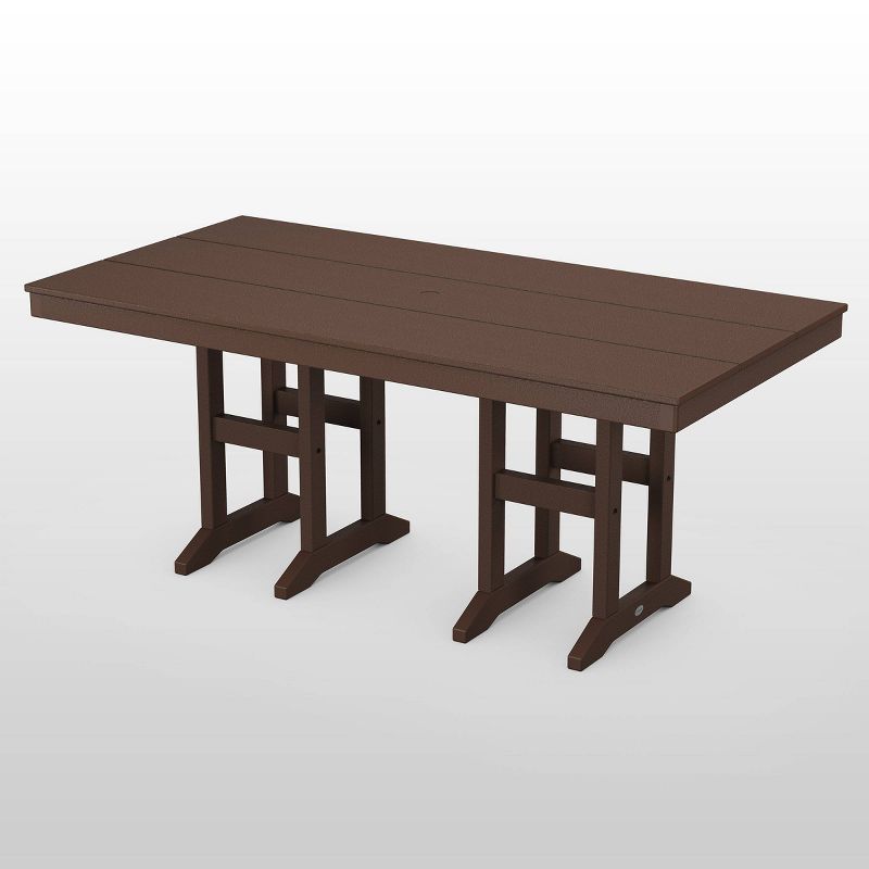 Moore POLYWOOD 35" x 70" Farmhouse Rectangle Patio Dining Table - Threshold™, 1 of 12