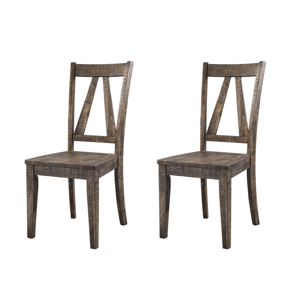 Photos - Chair Flynn Wooden Side  Set Cream - Picket House Furnishings: Distressed W