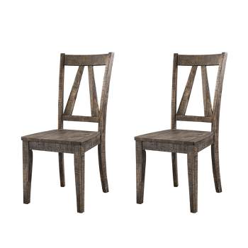 Flynn Wooden Side Chair Set Cream - Picket House Furnishings