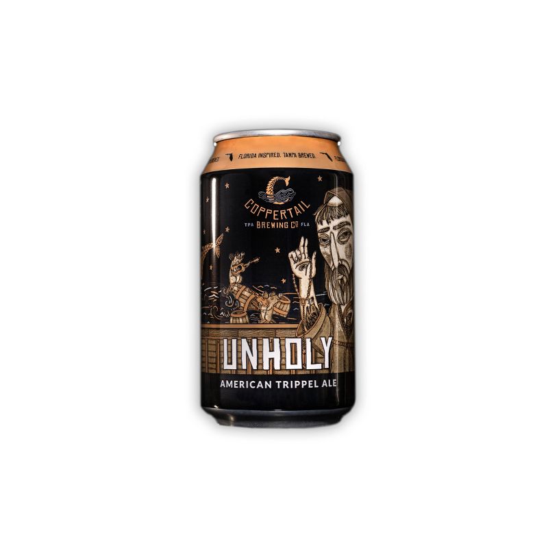 Coppertail Unholy Trippel Beer - 6pk/12 fl oz Cans, 2 of 6